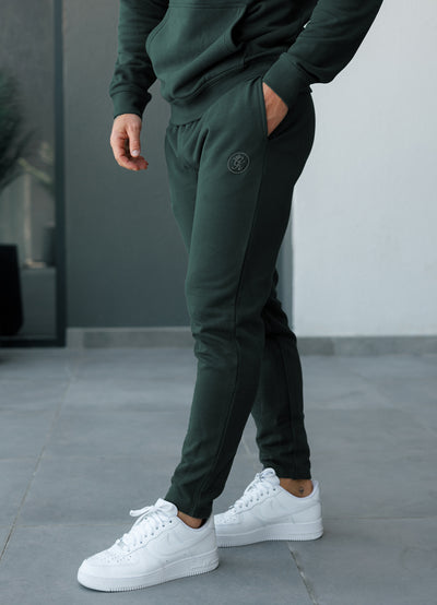 Gym King Pro Logo Jogger - Deep Forest Green