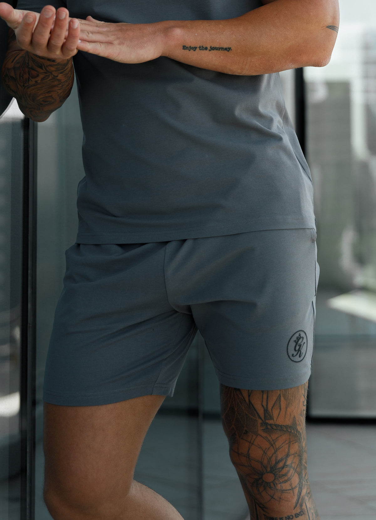 Gym King Pro Short V2 - Fossil Grey