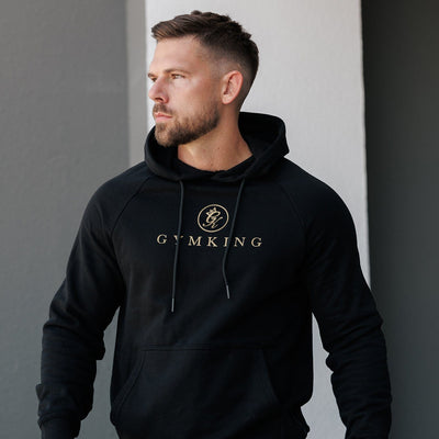 Gym King Pro Hoodie - Black/Gold