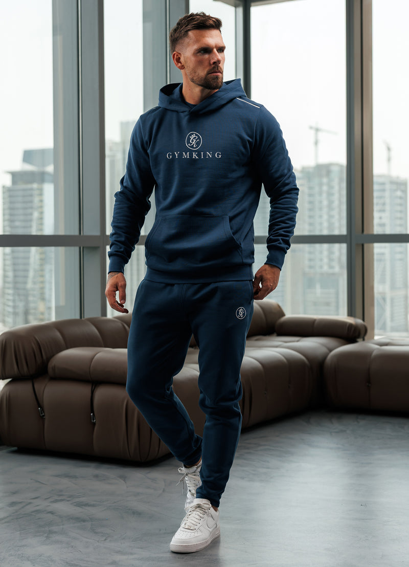 Gym King Pro V2 Hood Tracksuit - Moonlight Blue