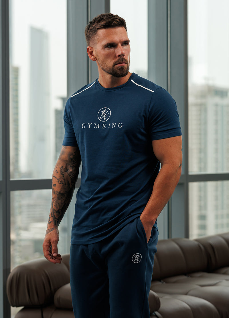 Gym King Pro V2 Tee - Moonlight Blue