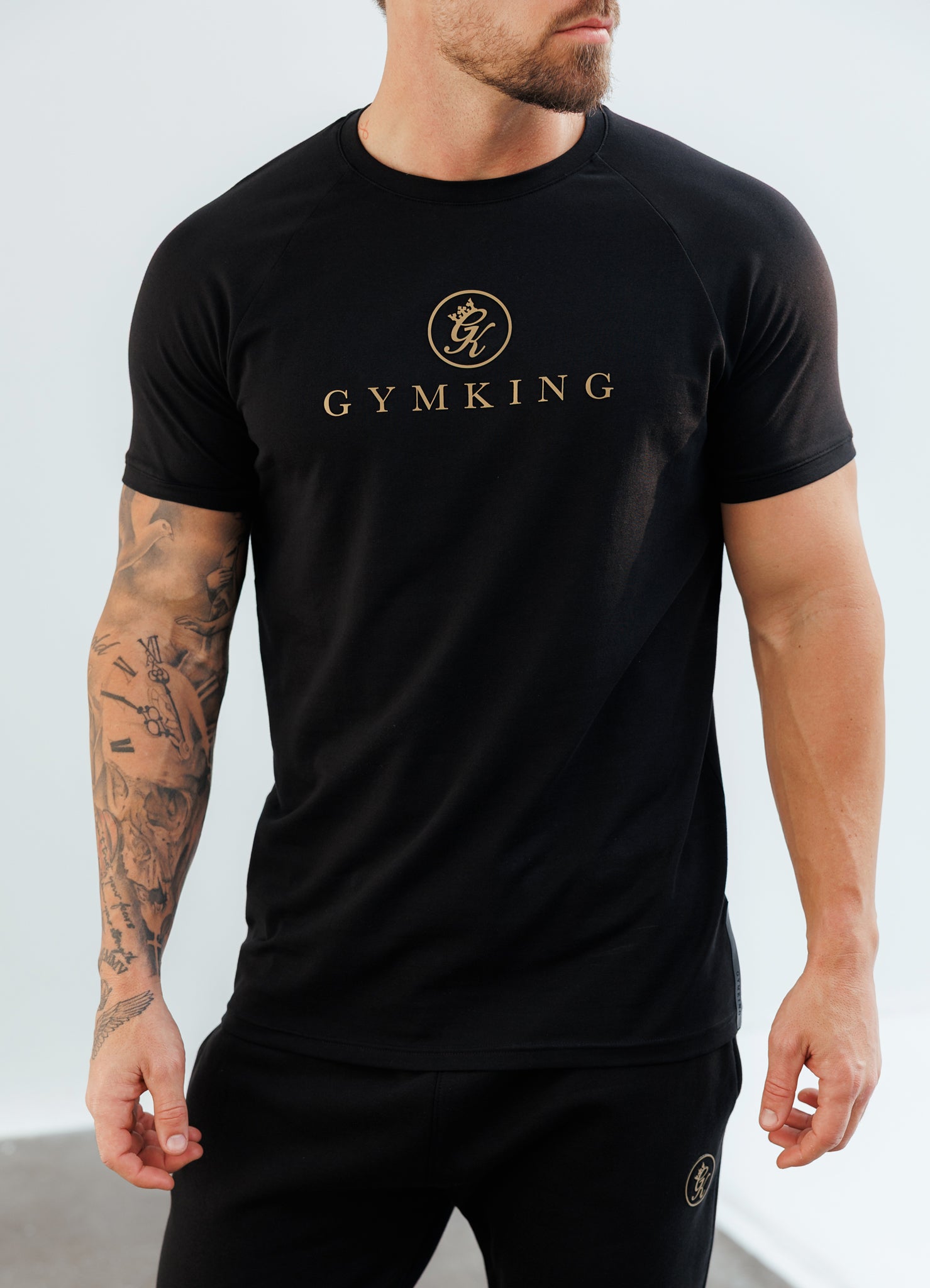 Gym King Pro Tee - Black/Gold