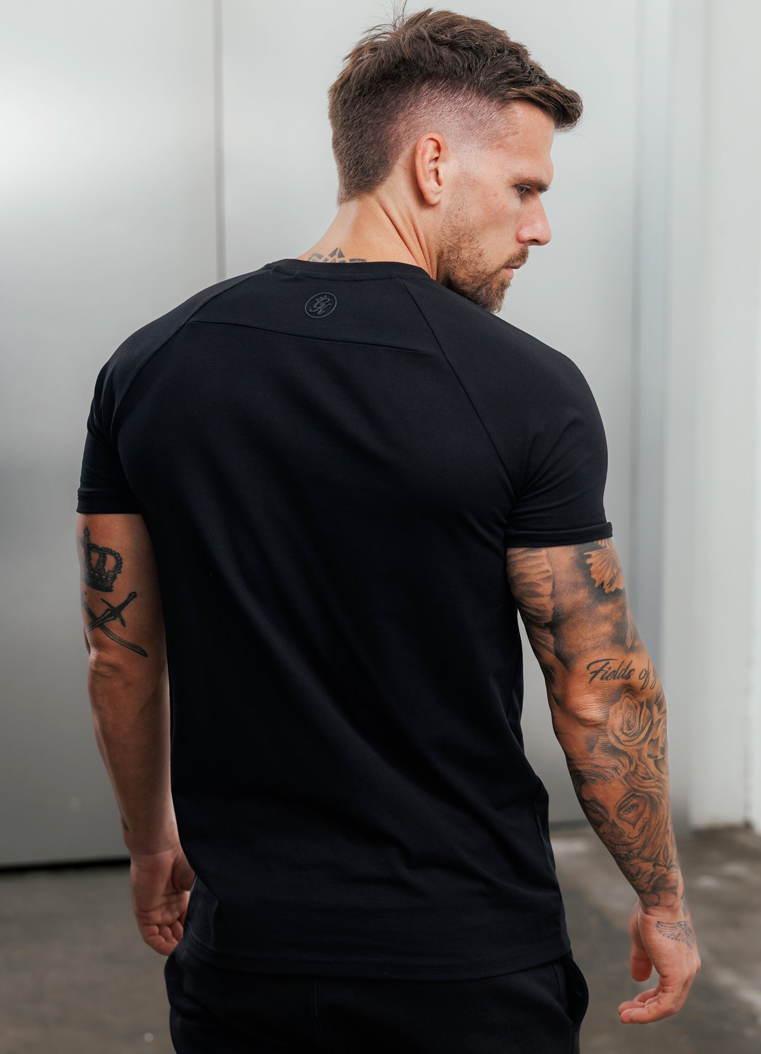 Gym King Pro Tee - Black/Black