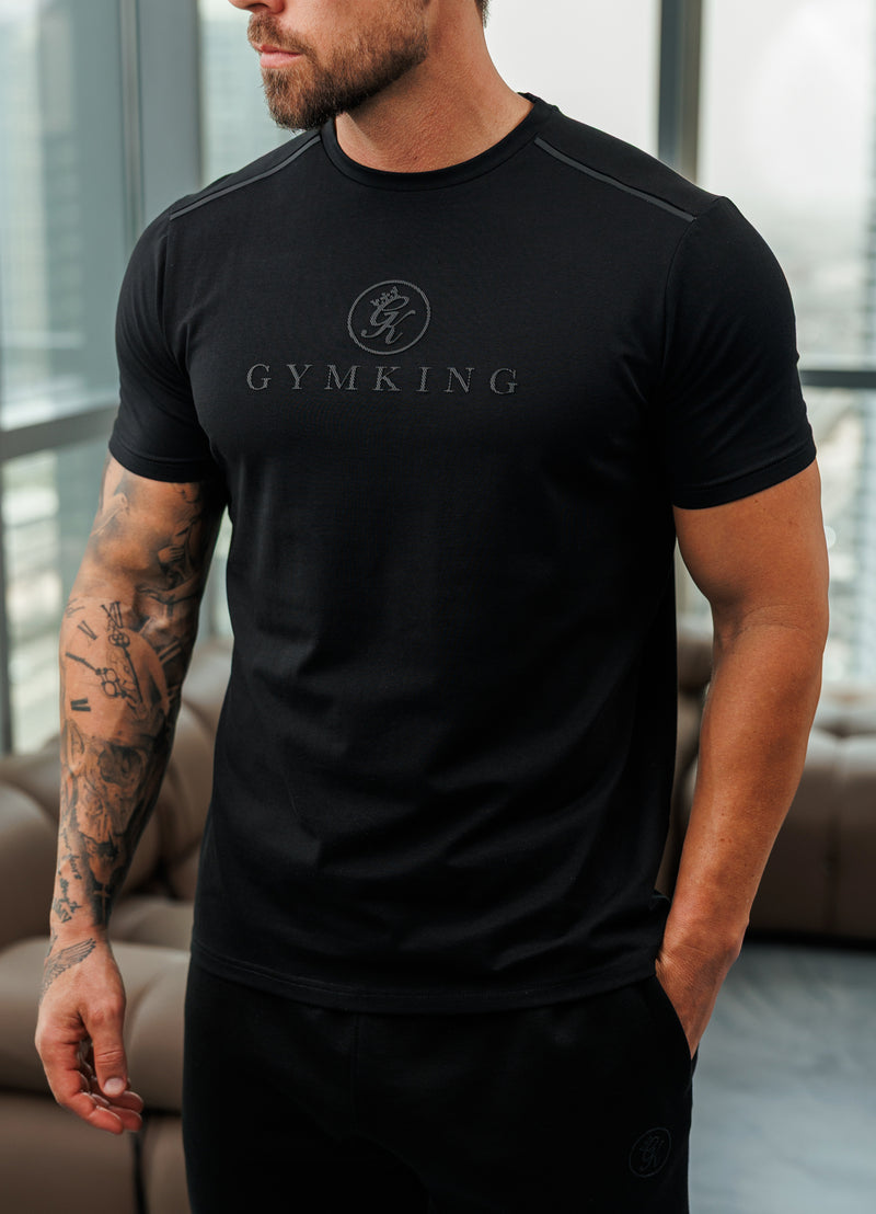 Gym King Pro V2 Tee - Black