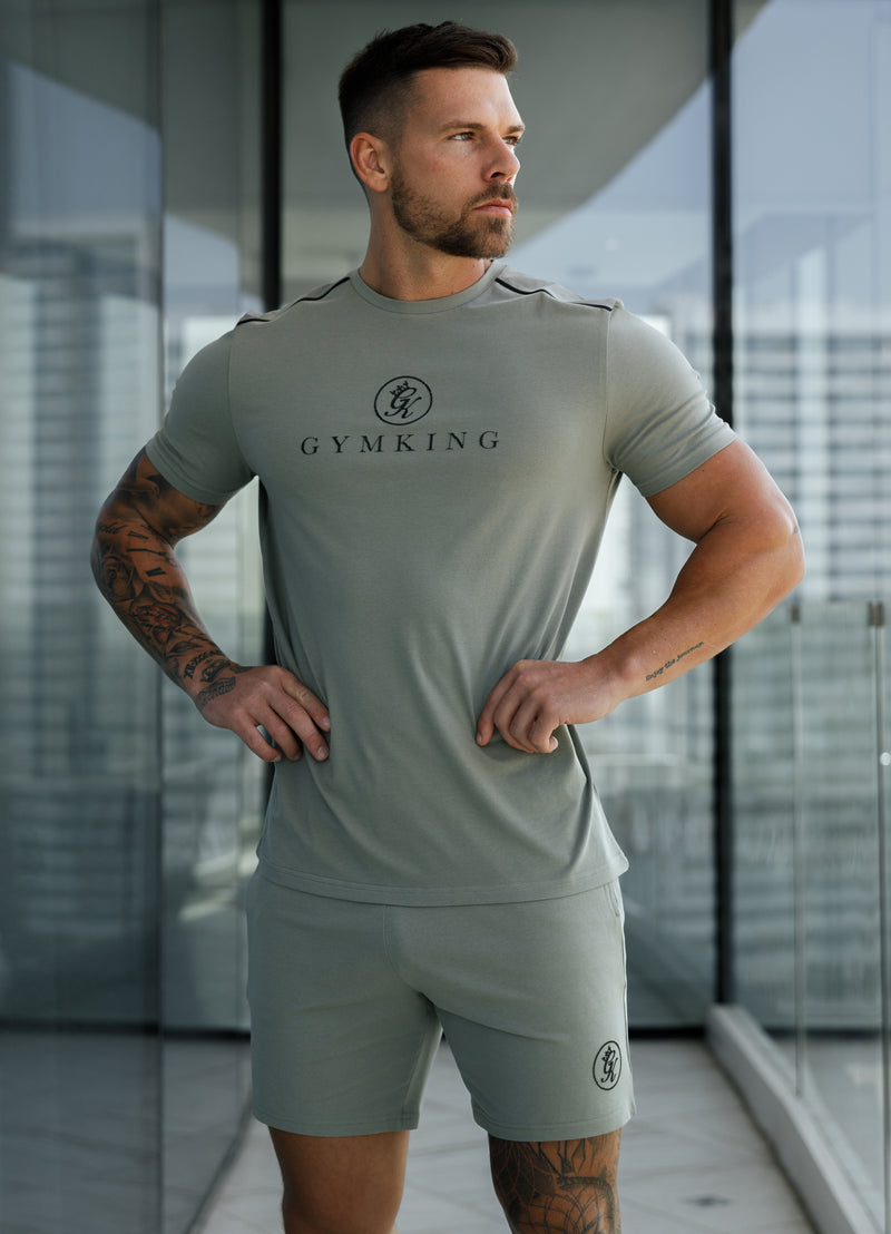 Gym King Pro Logo Tee v2 - Khaki