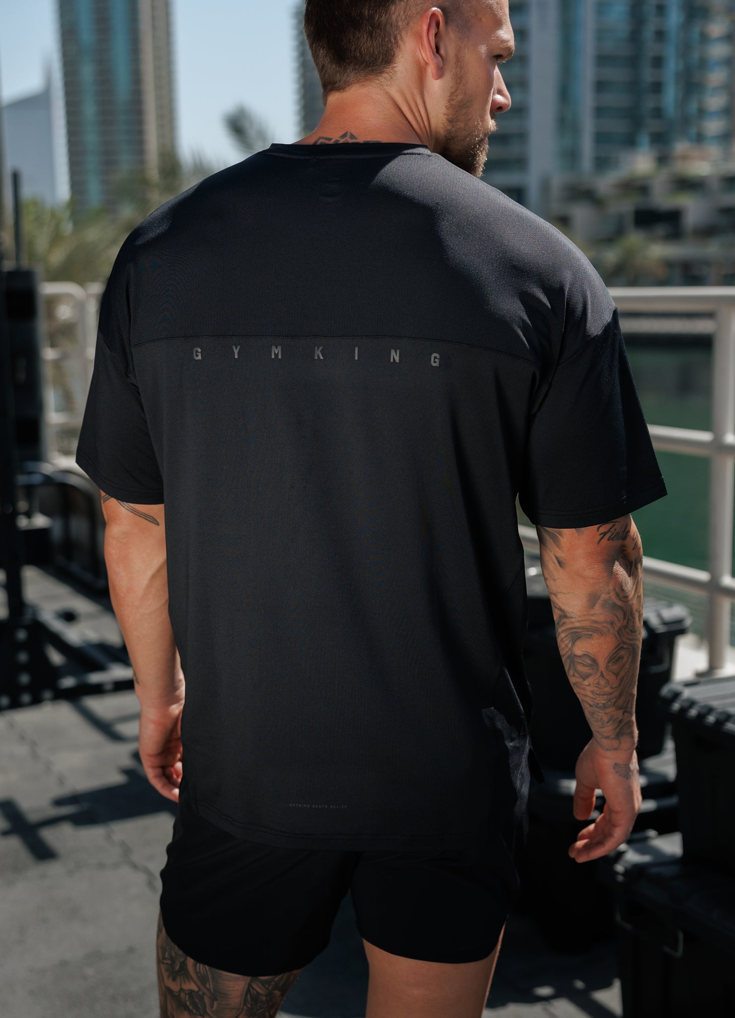 Gym King Purpose Tee - Black