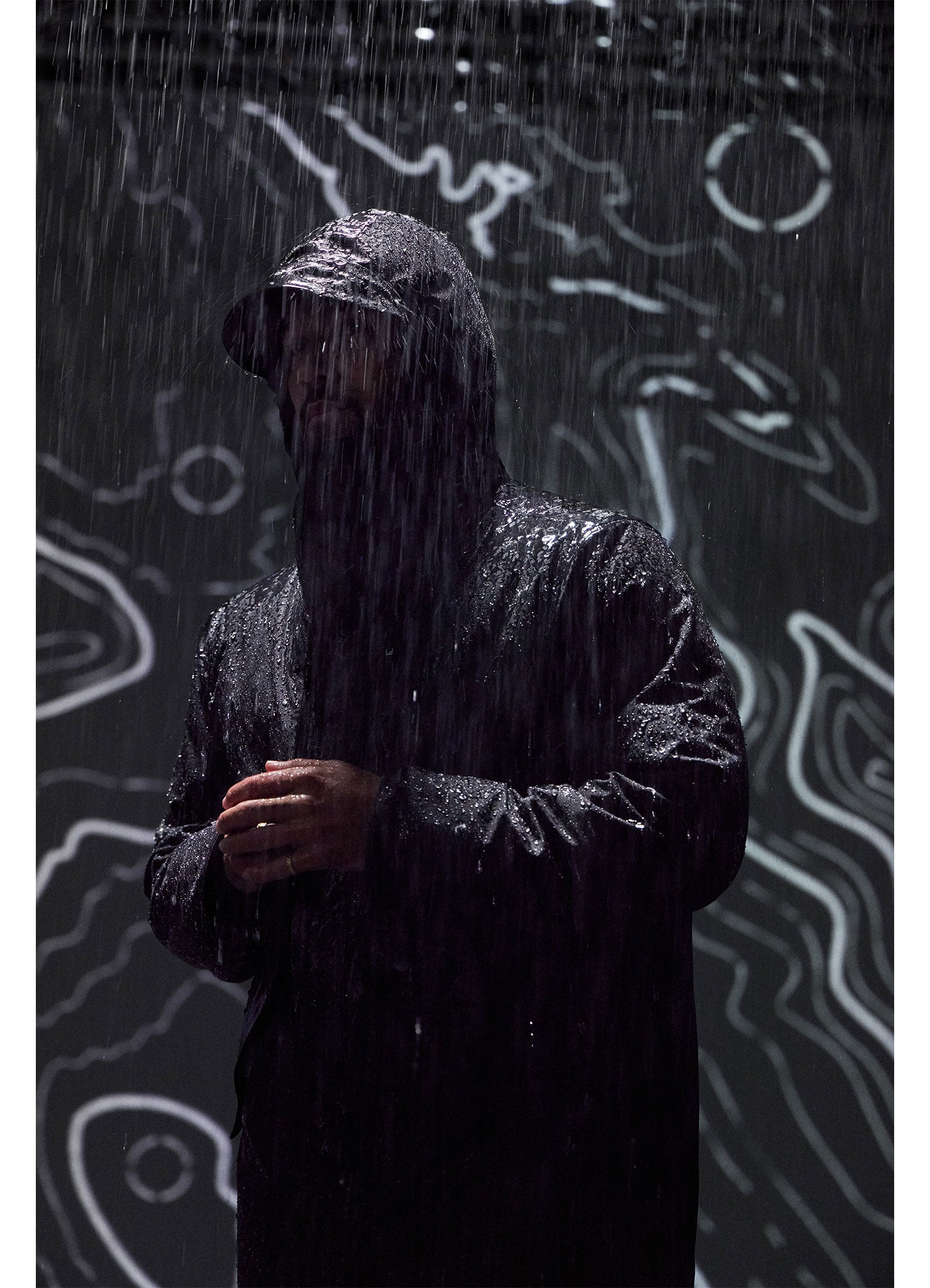 Gym King Rebellion Storm Mid-Length Parka - Black