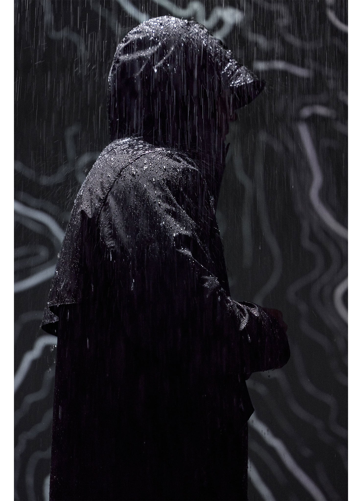 Gym King Rebellion Storm Mid-Length Parka - Black