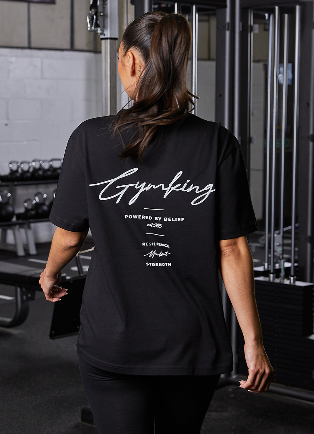 Gym King Reset BF T-Shirt - Black