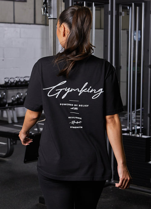 Gym King Reset BF T-Shirt - Black