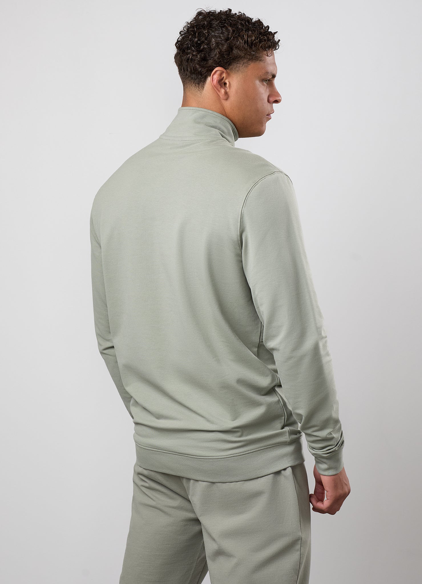 Gym King Victory 1/4 Zip - Soft Khaki