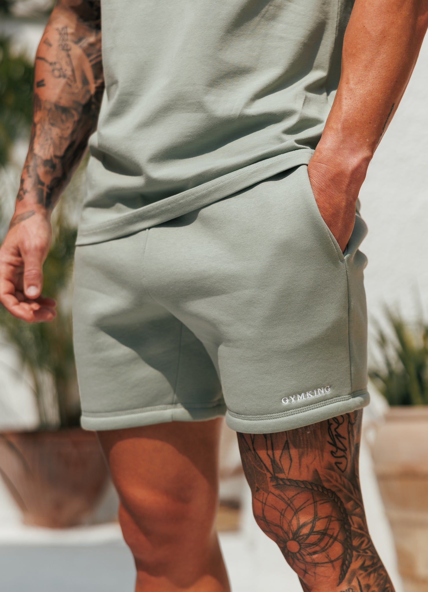 Gym King Fundamental Linear Short - Urban Sage