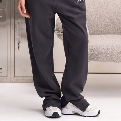Gym King Script Mindset Straight Leg Jogger - Dark Pewter