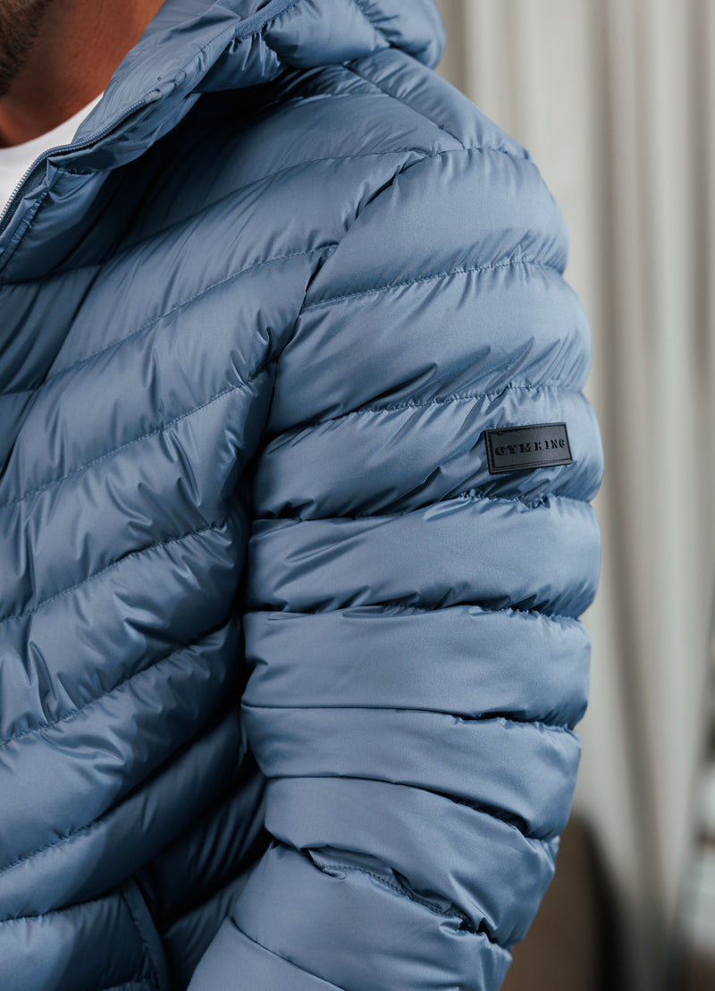 Gym King Endurance Puffer Jacket - Slate Blue