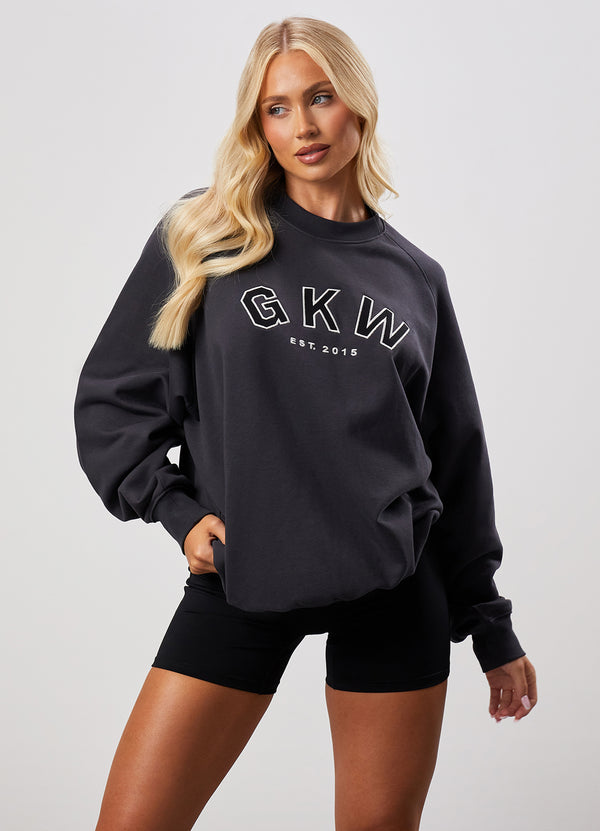 GKW Relaxed Fit Crew - Dark Pewter