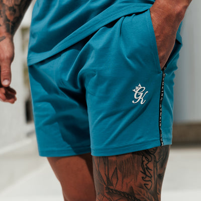 Gym King Taped Jersey Short - Harbour Teal