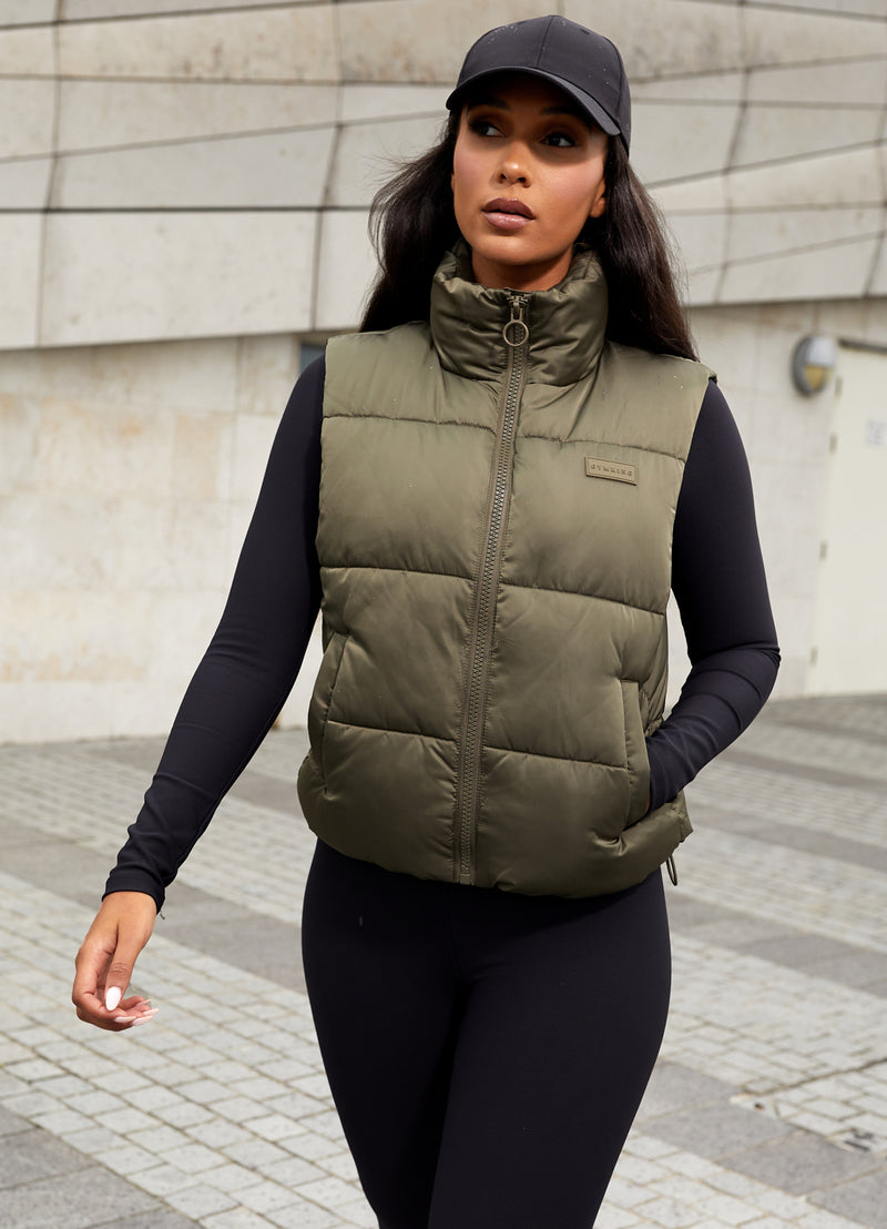 Gym King Ultra Gilet - Irridescent Khaki