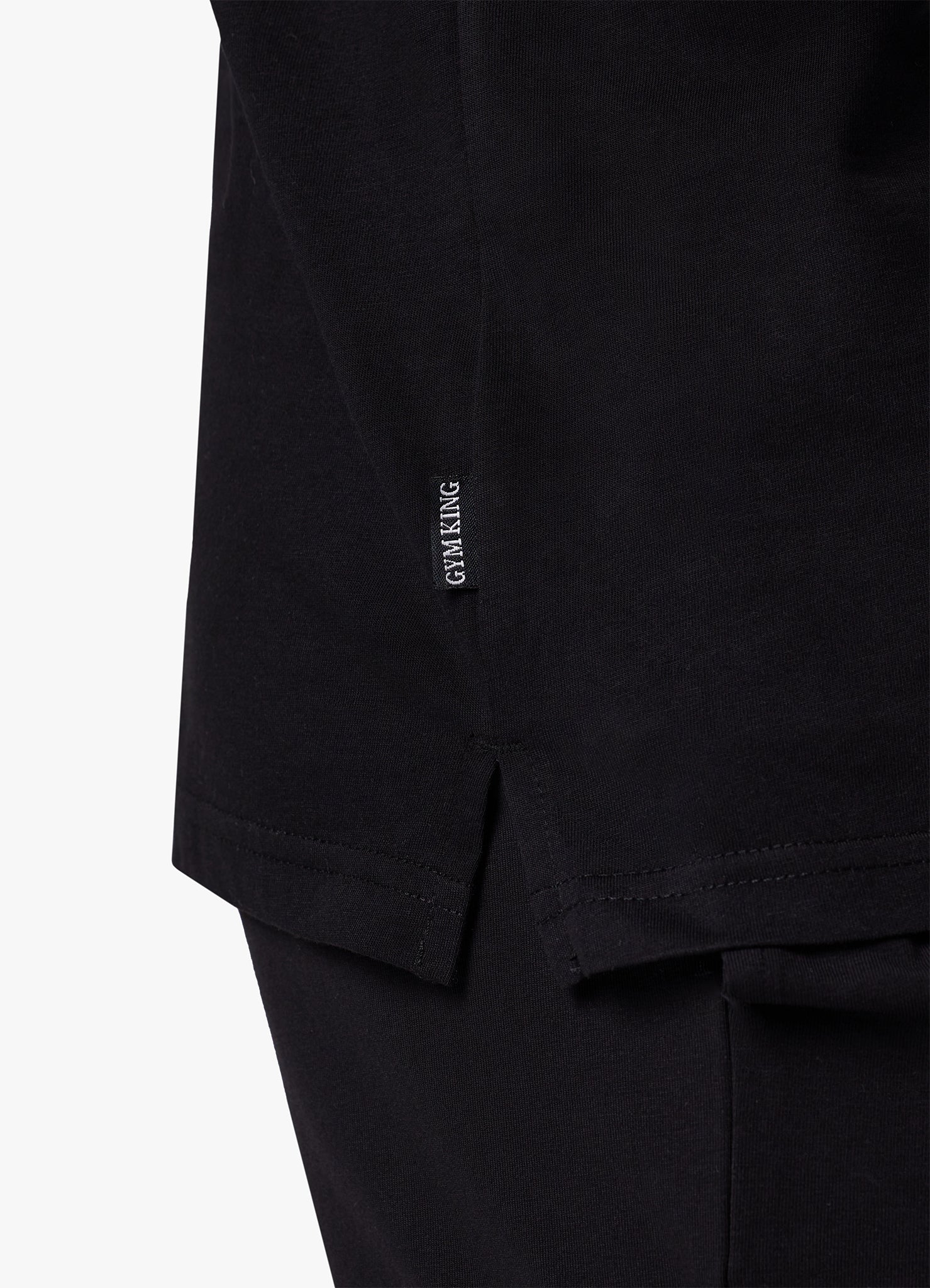 Gym King Fundamental Stringer Jersey Vest - Black