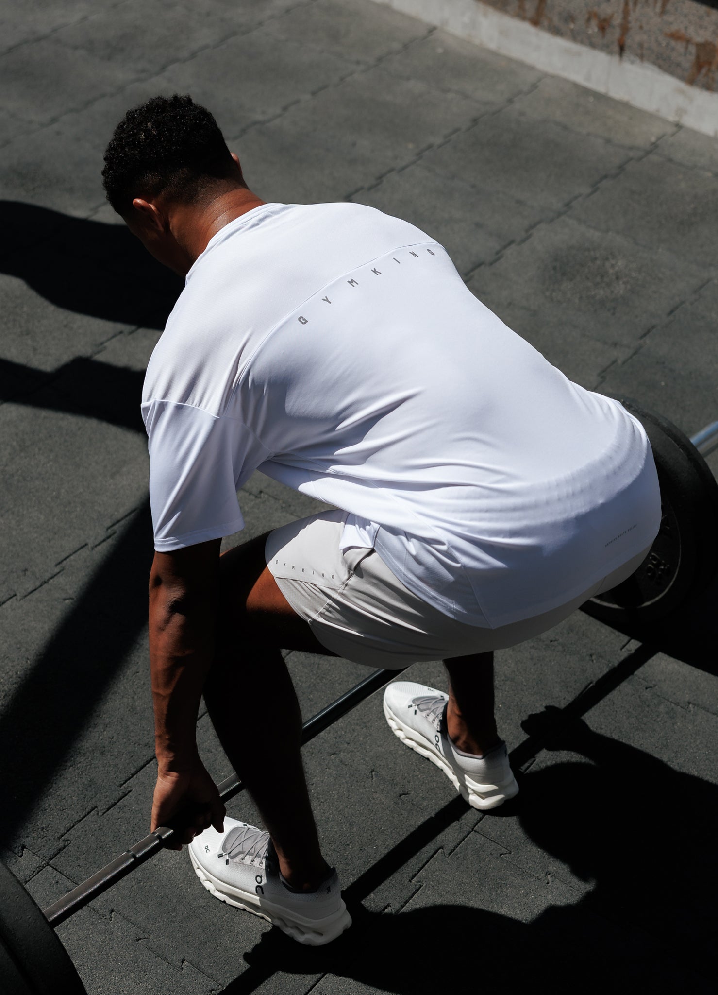 Gym King Purpose Tee - White