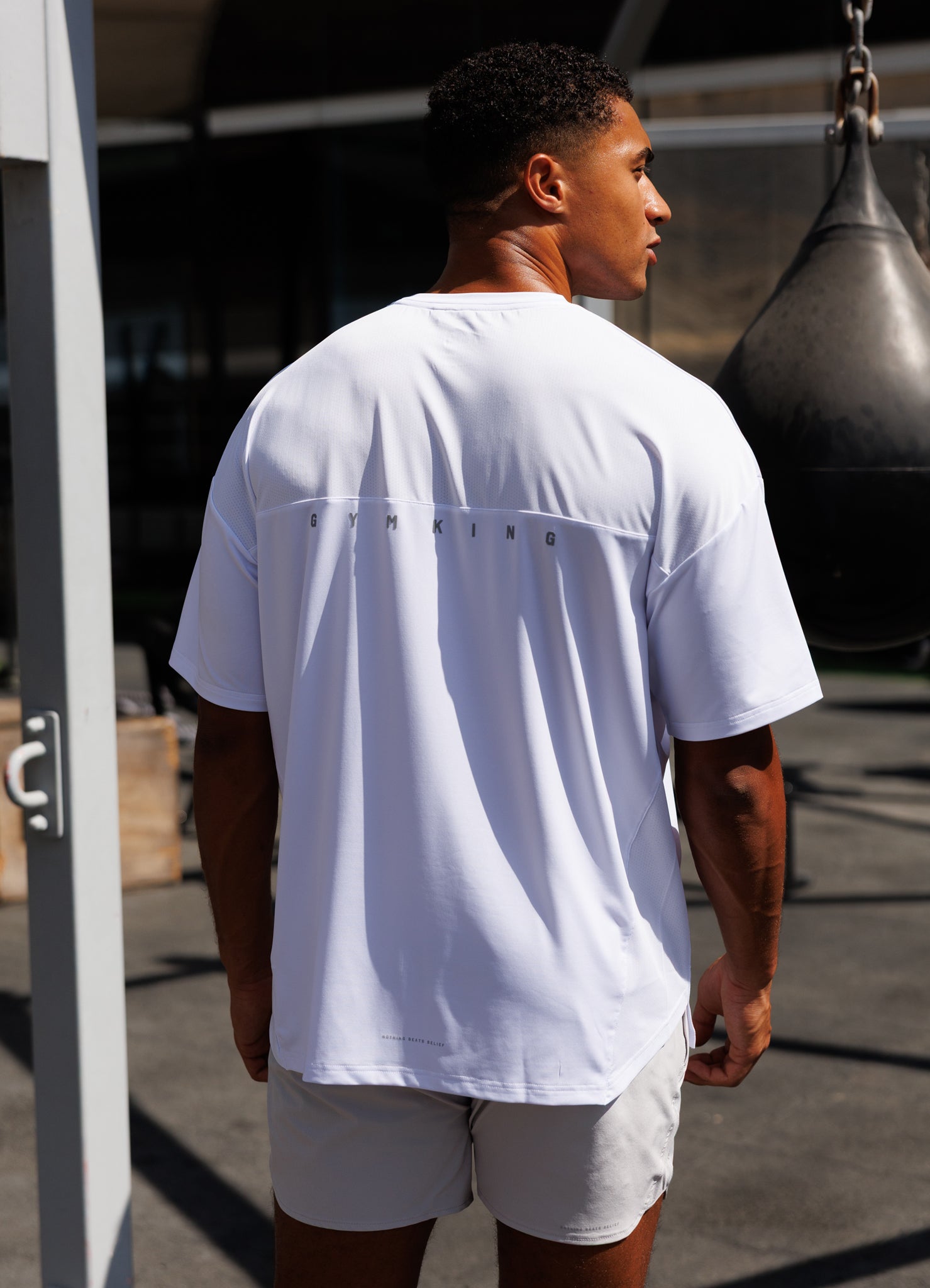 Gym King Purpose Tee - White