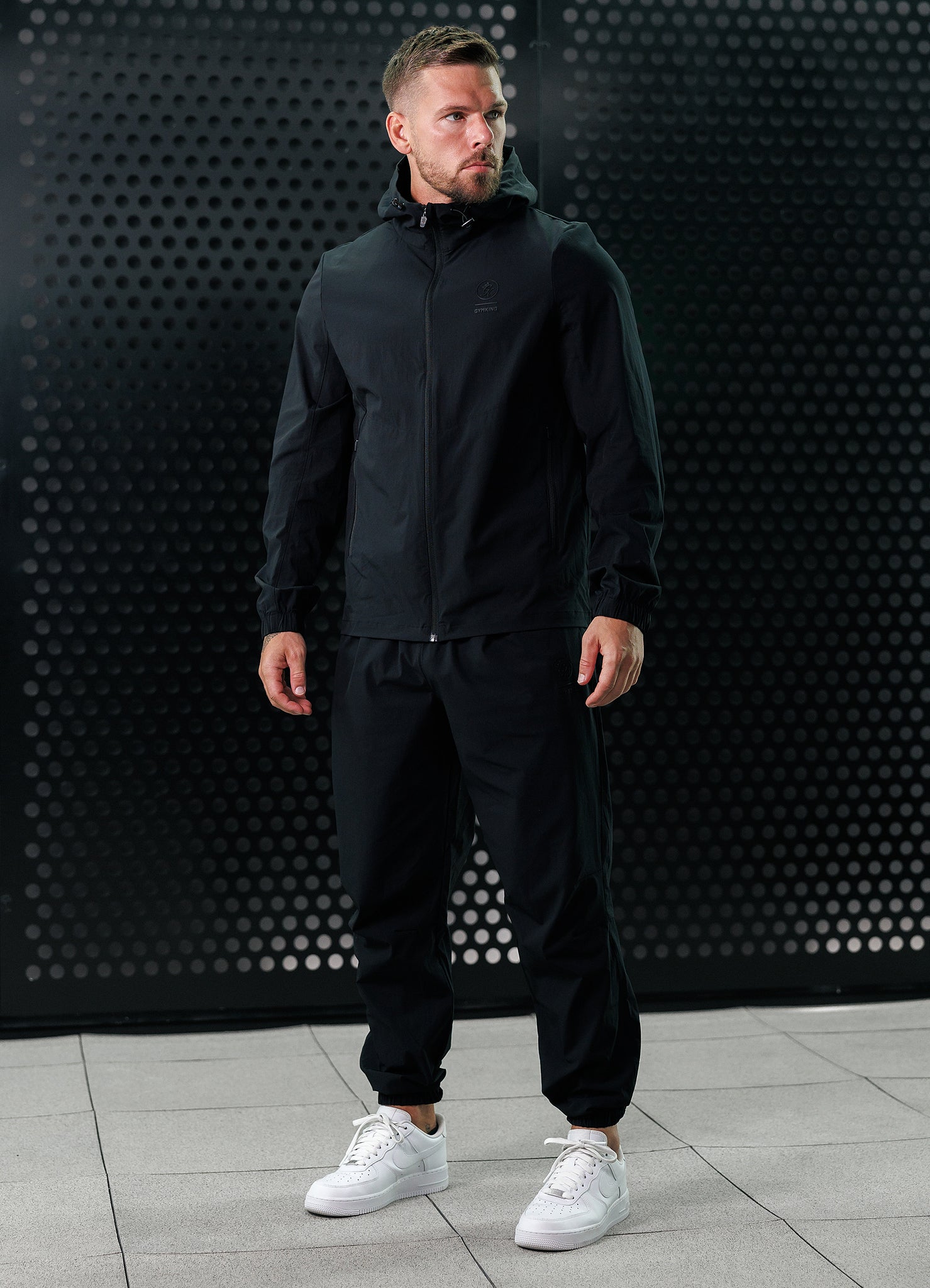 Gym king tracksuit bottoms black best sale