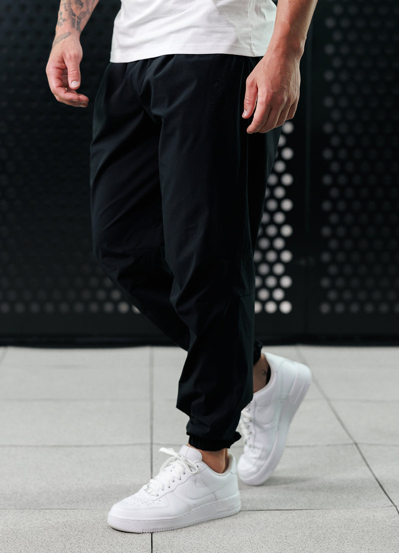 Gym King Aventus Woven Tracksuit Bottom - Black