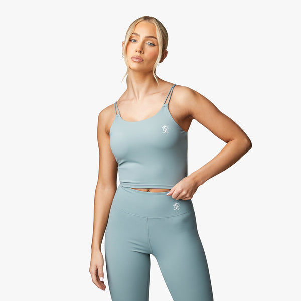 Gym King 365 Long Line Tank - Sage