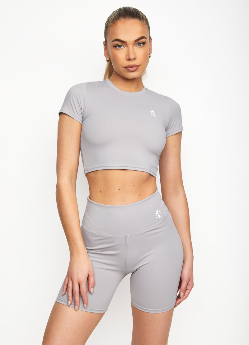 Gym King 365 Cap Sleeve Tee - Shadow Grey