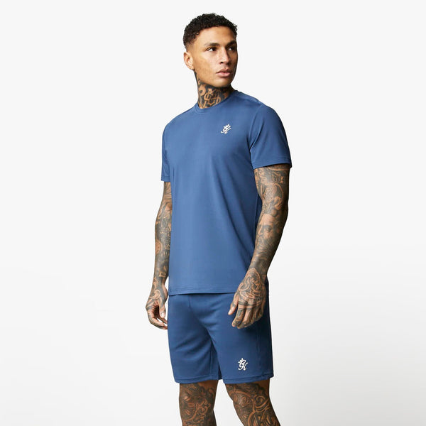Gym King 365 Poly Tee - Moonlight Blue