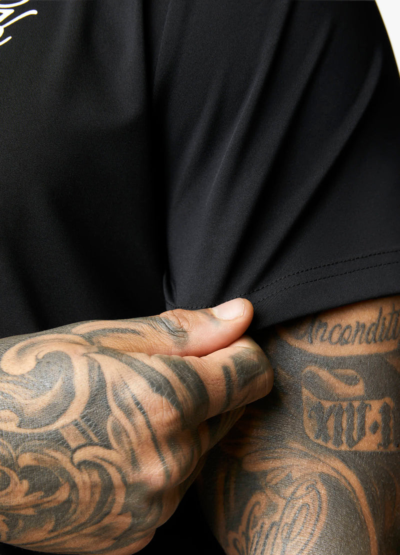 Gym King 365 Poly Tee - Black