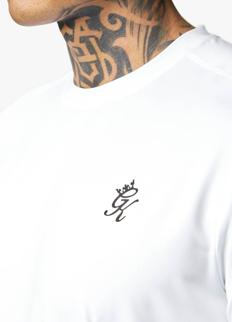Gym King 365 Poly Tee - White