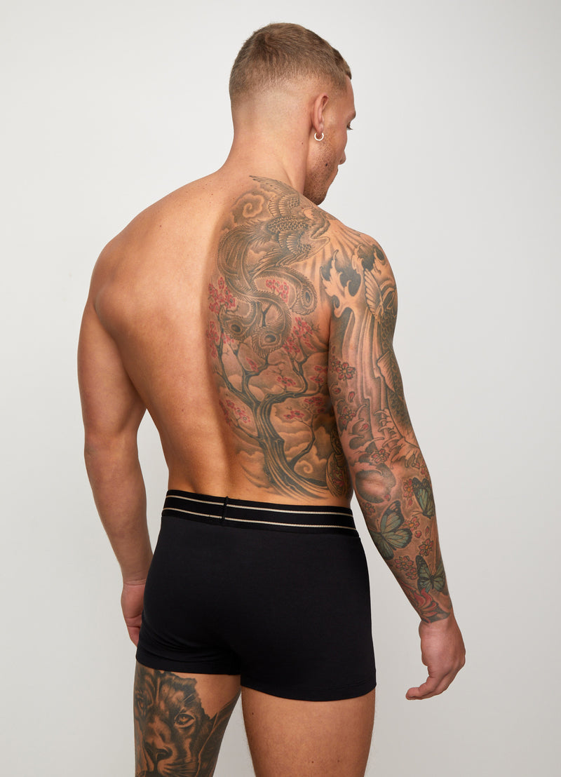 Gym King Boxers (3PK) - Black/Gold