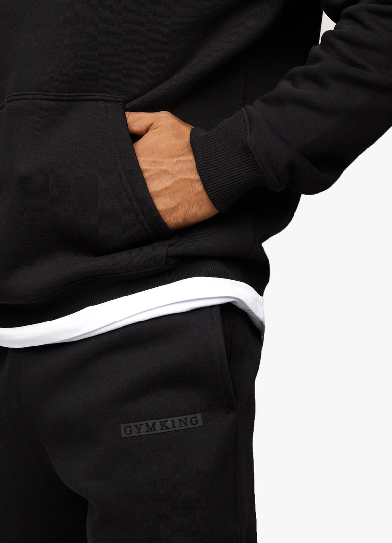 Gym King Box Logo Tracksuit - Black