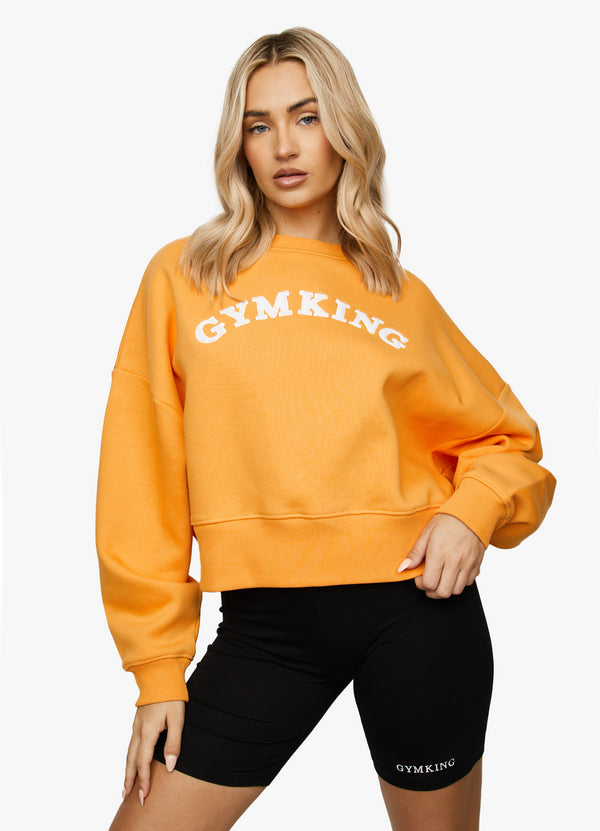 Gym King Varsity Crew - Golden Orange
