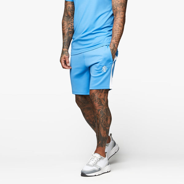 Gym King Core Plus Poly Short - Azure Blue