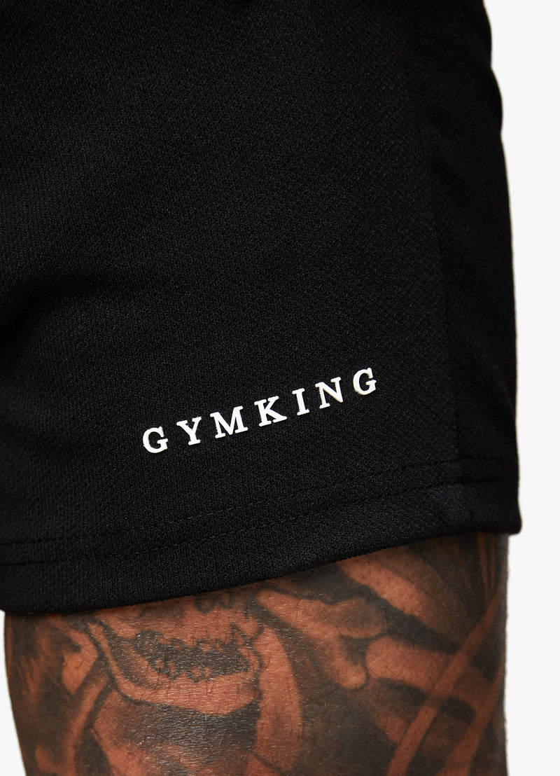 Gym King Signature Knit Short - Black