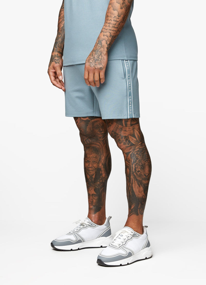 Gym King Signature Taped Short - Sage