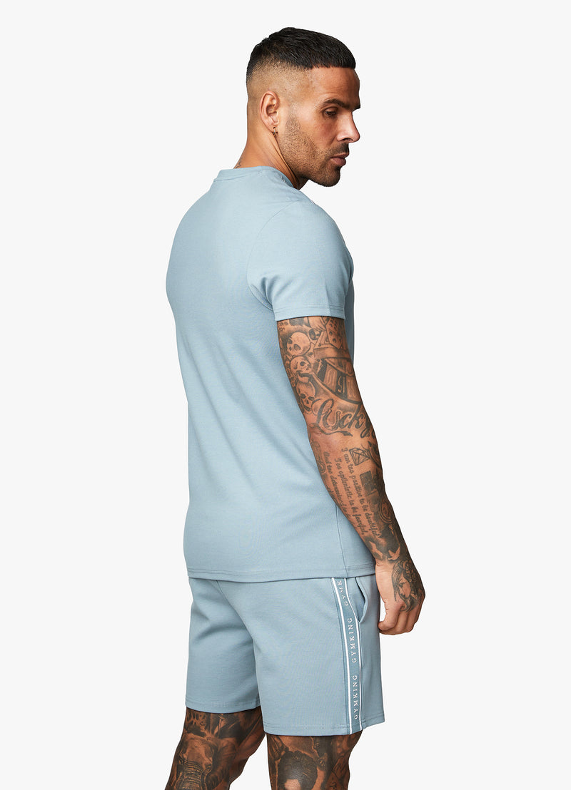Gym King Signature Taped Tee - Sage