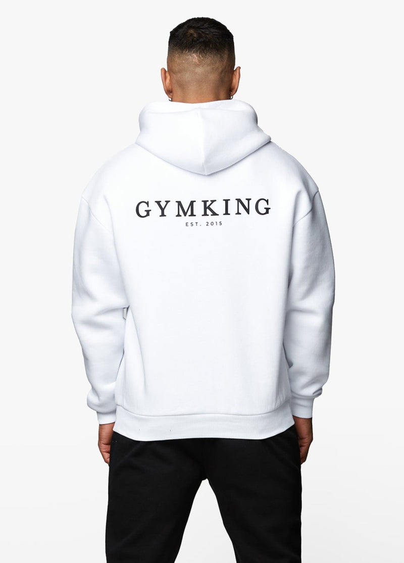 Gym King Established Hood - White