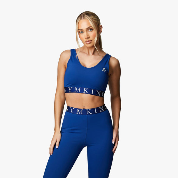 Gym King Impact Sports Bra - Galaxy Blue/Blue Steel