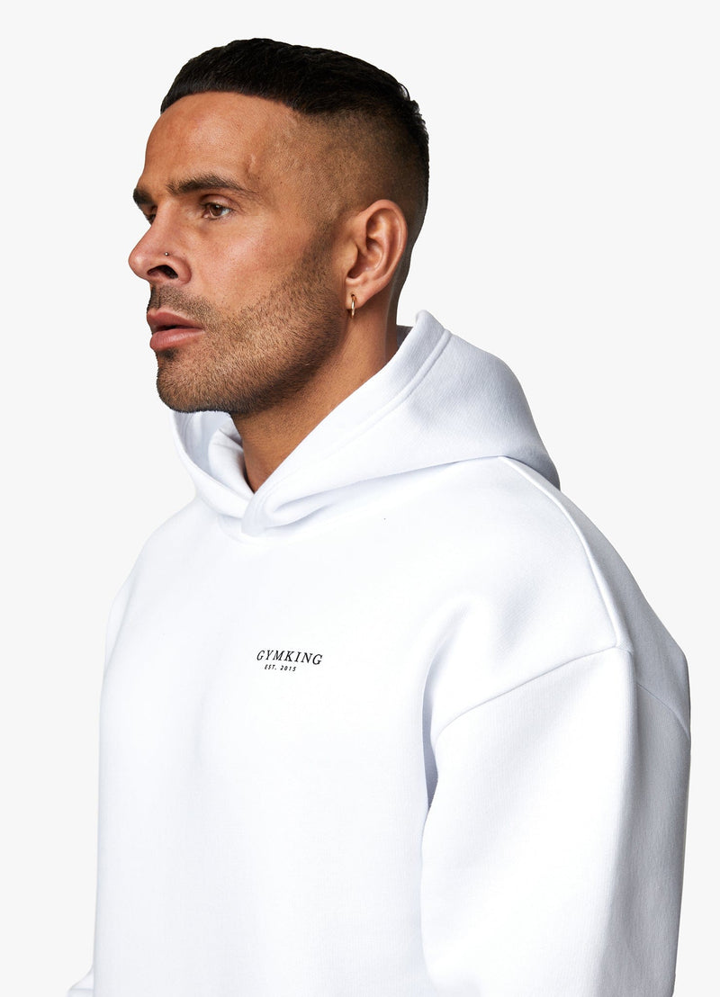 Gym King Established Hood - White