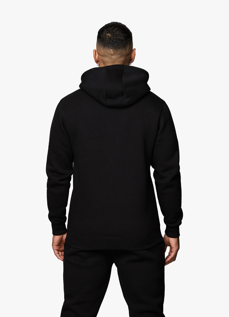 Gym King Fundamental Hood Tracksuit - Black