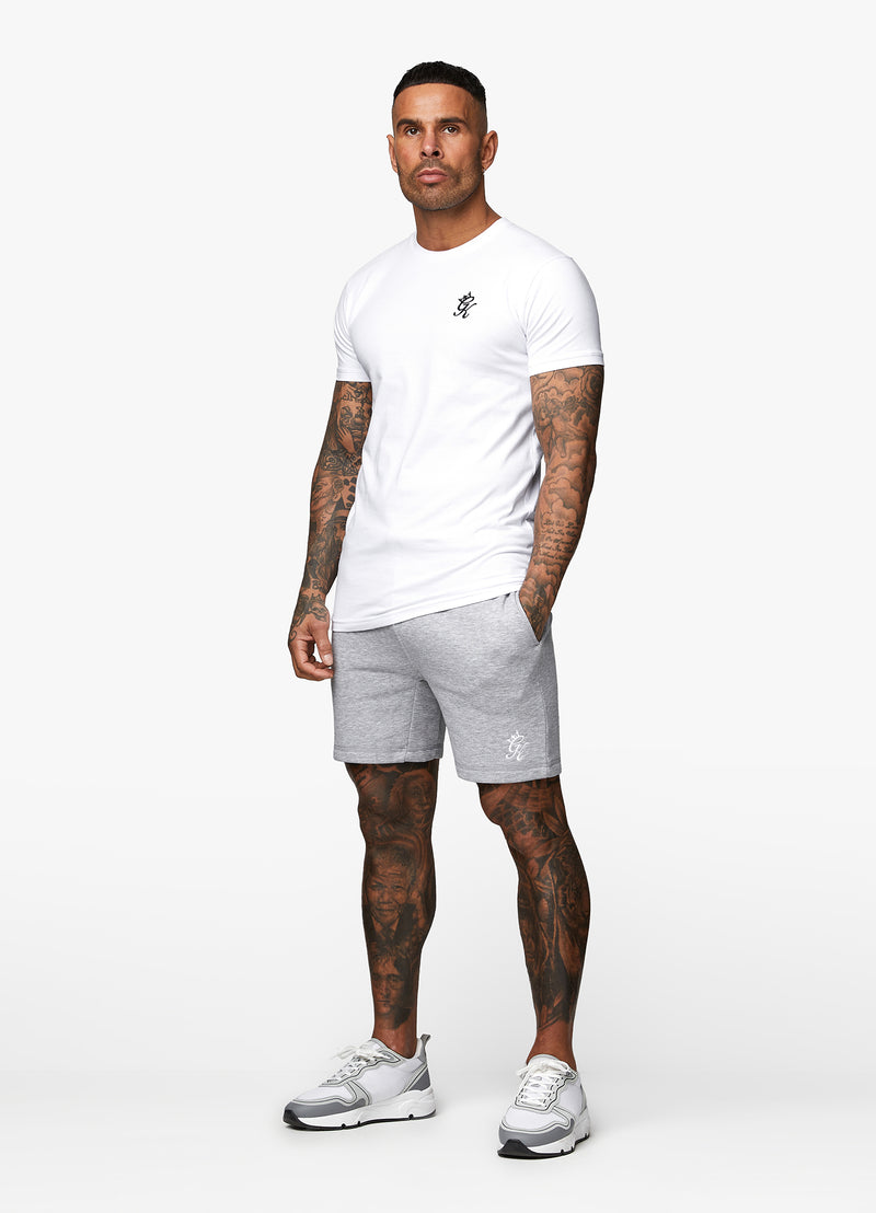 Gym King Fundamental Fleece Short - Grey Marl