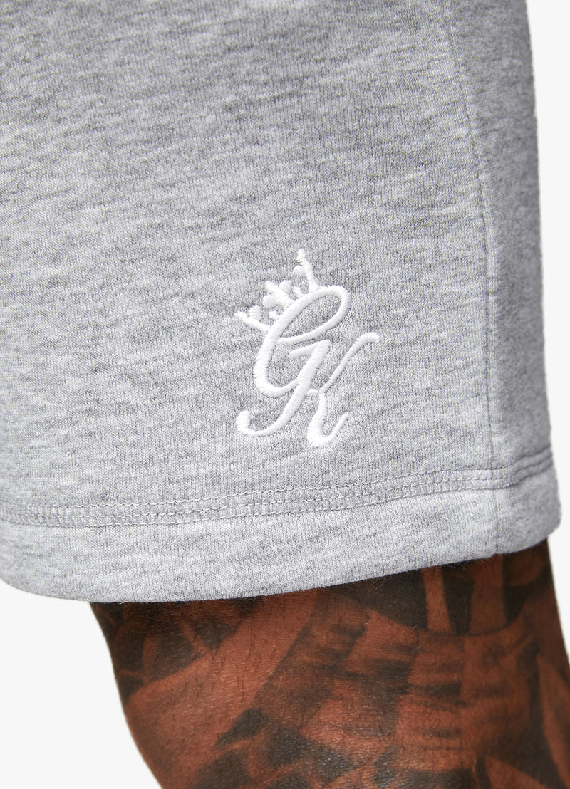 Gym King Fundamental Fleece Short - Grey Marl