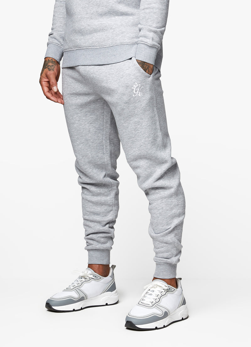 Gym King Fundamental Fleece Jogger - Grey Marl