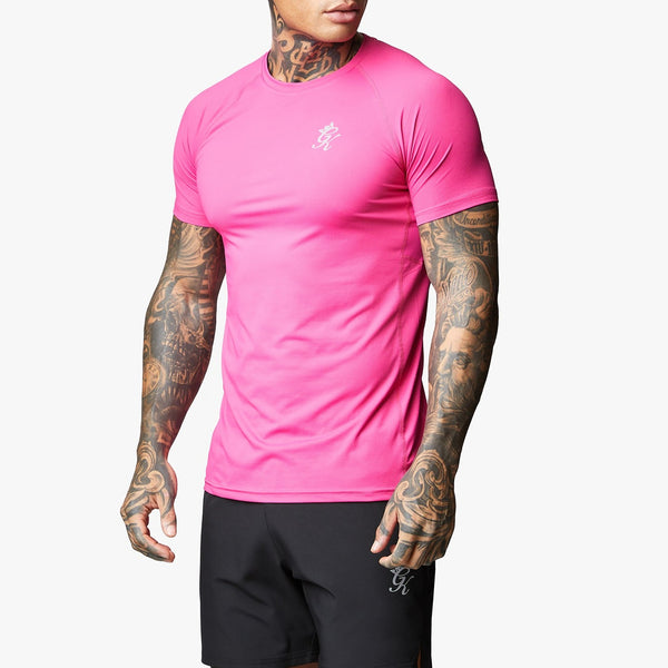 Gym King Energy Tee - Magenta Pink