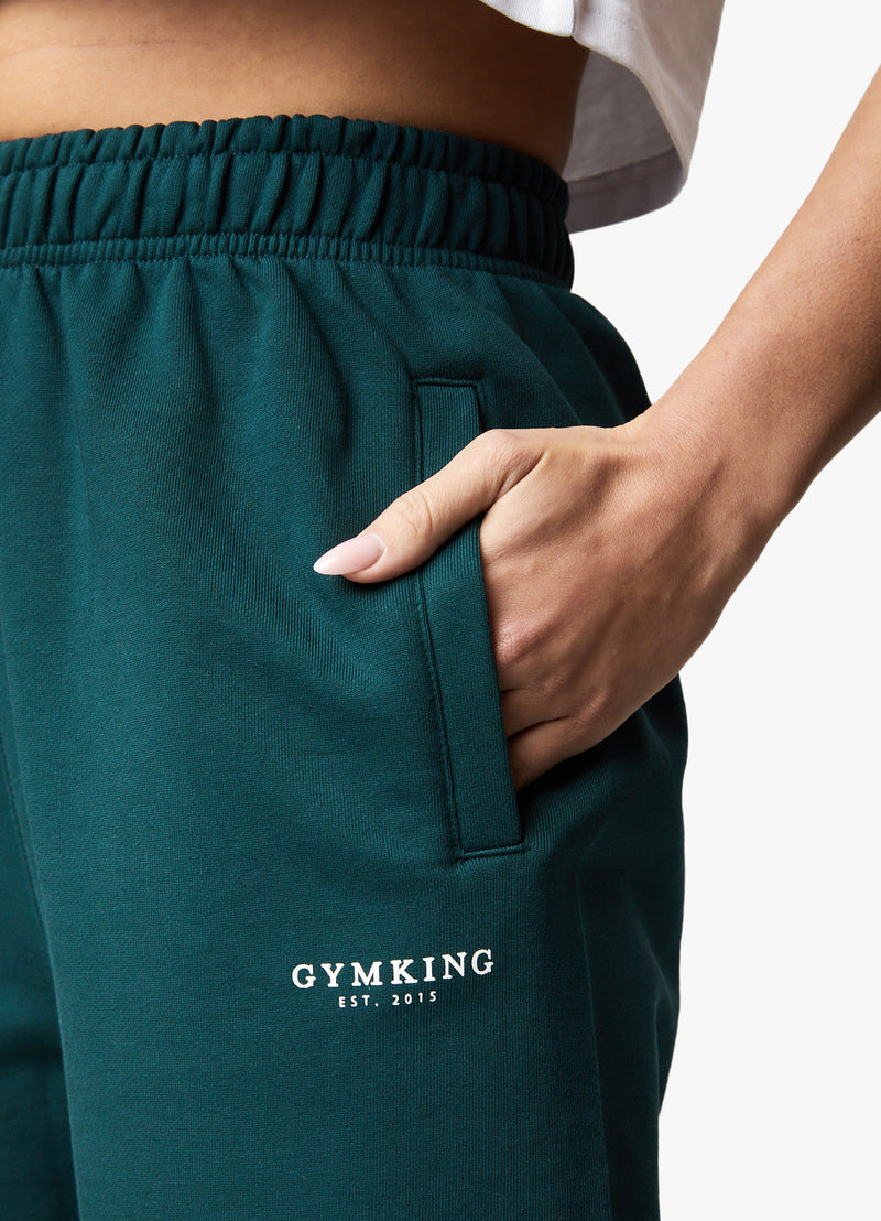 Gym King Established Relaxed Fit Jogger - Pine Green