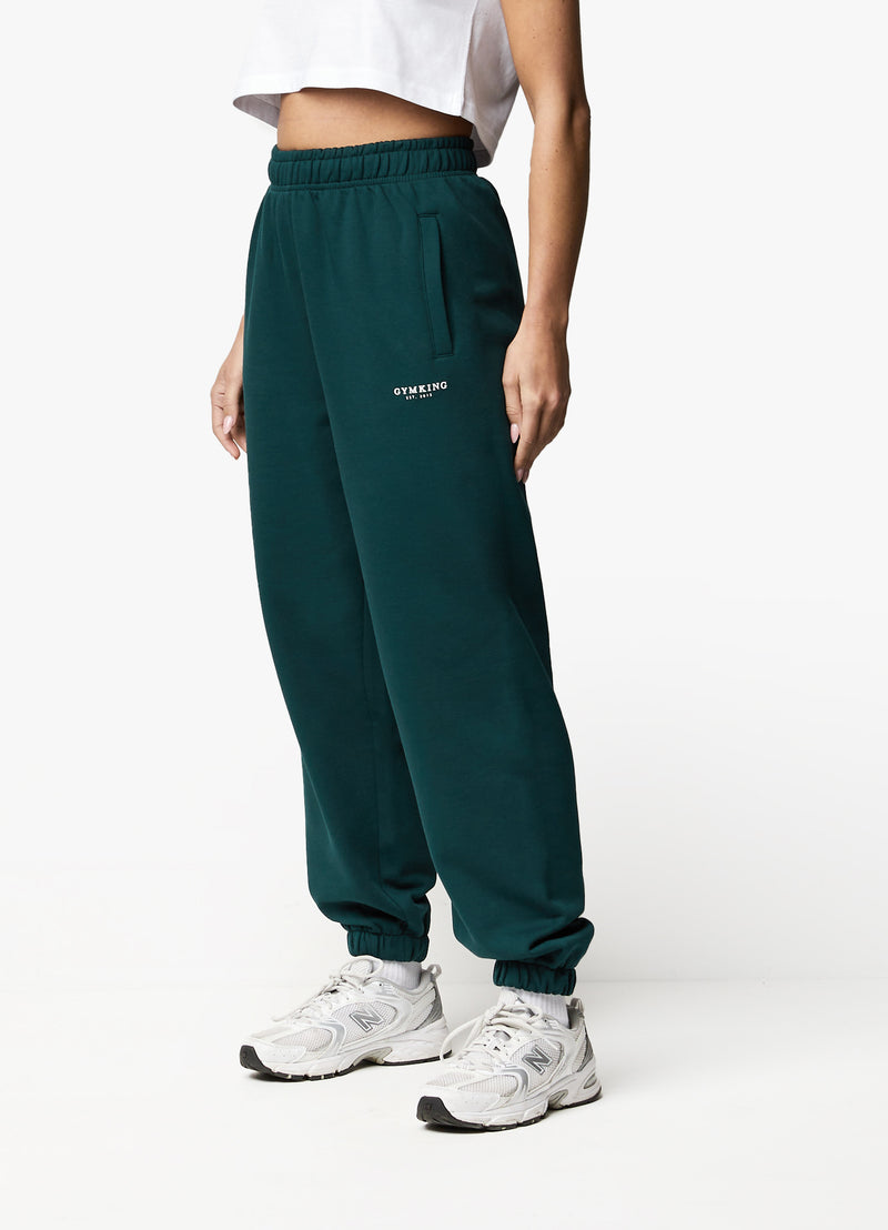 Gym King Established Relaxed Fit Jogger - Pine Green