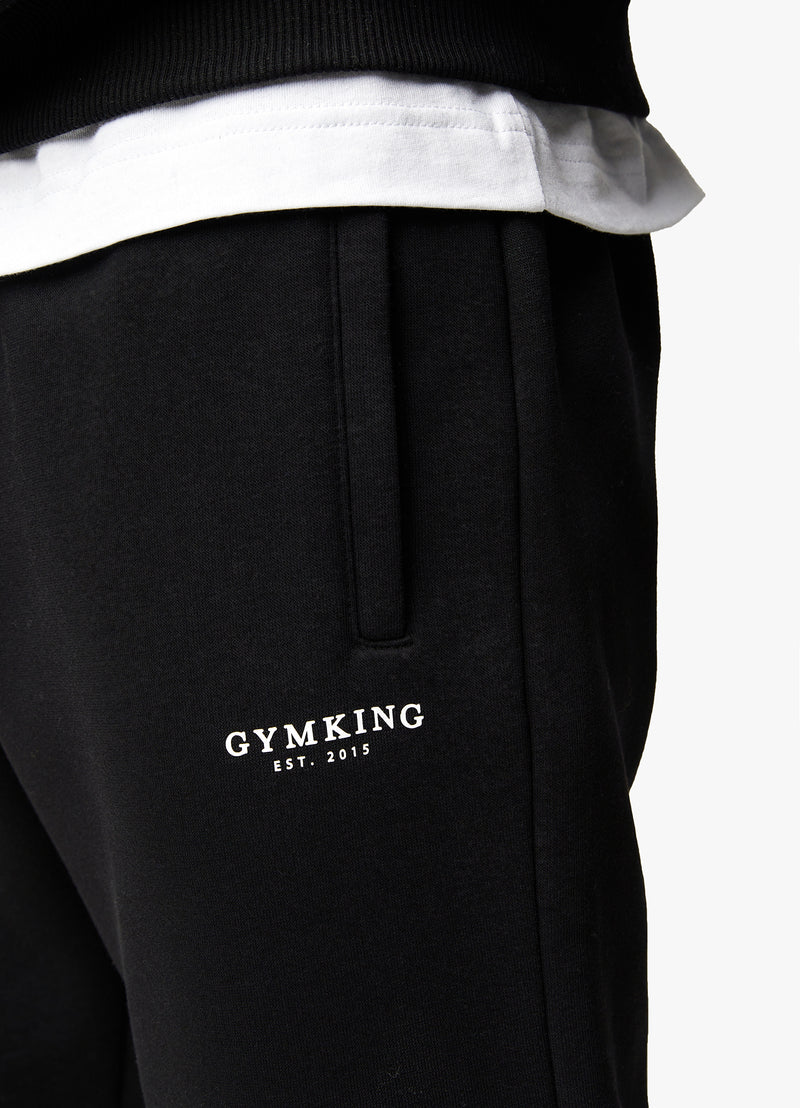 Gym King Established Jogger - Black