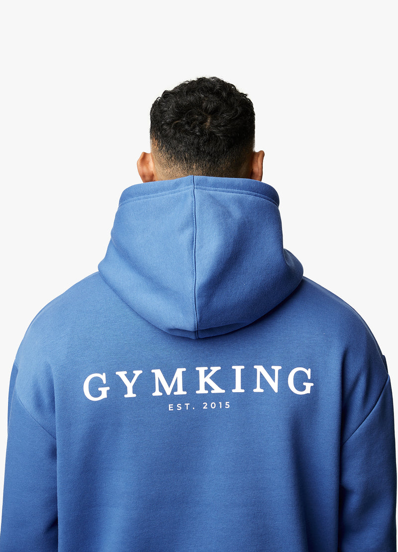 Gym King Established Hood - Cobalt Blue